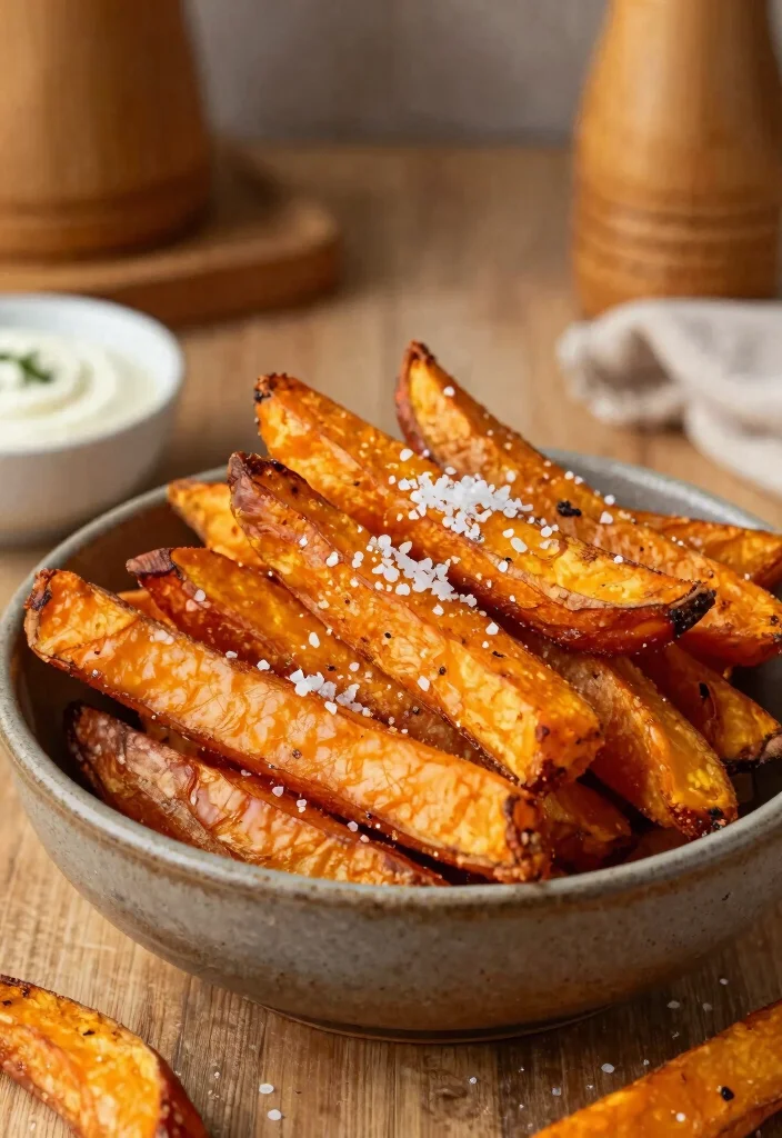 16 Best Air Fryer Meals for Family (Crispy & Fast) - 6. Air Fryer Sweet Potato Fries 1
