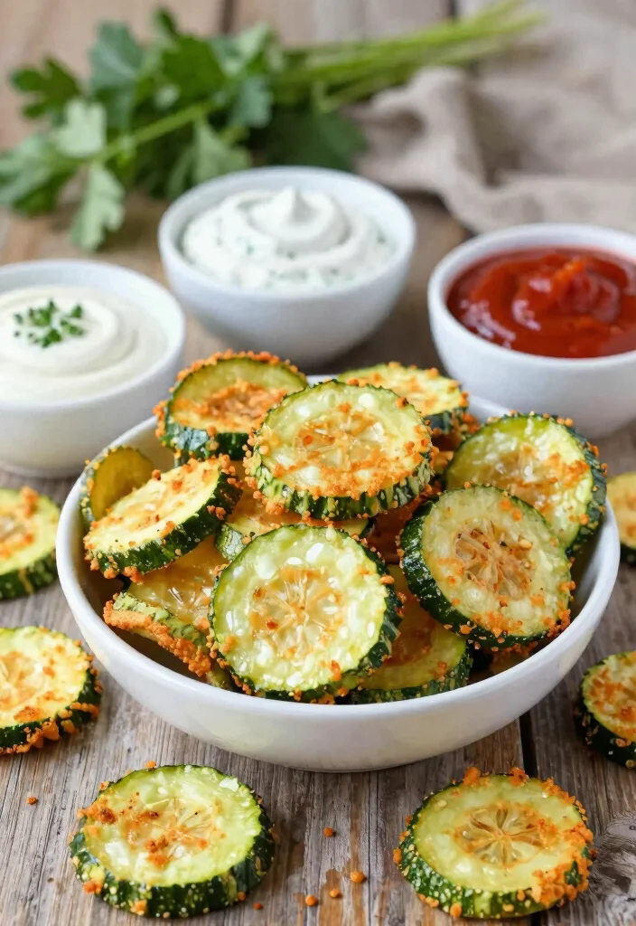 16 Best Air Fryer Meals for Family (Crispy & Fast) - 9. Air Fryer Zucchini Chips 1
