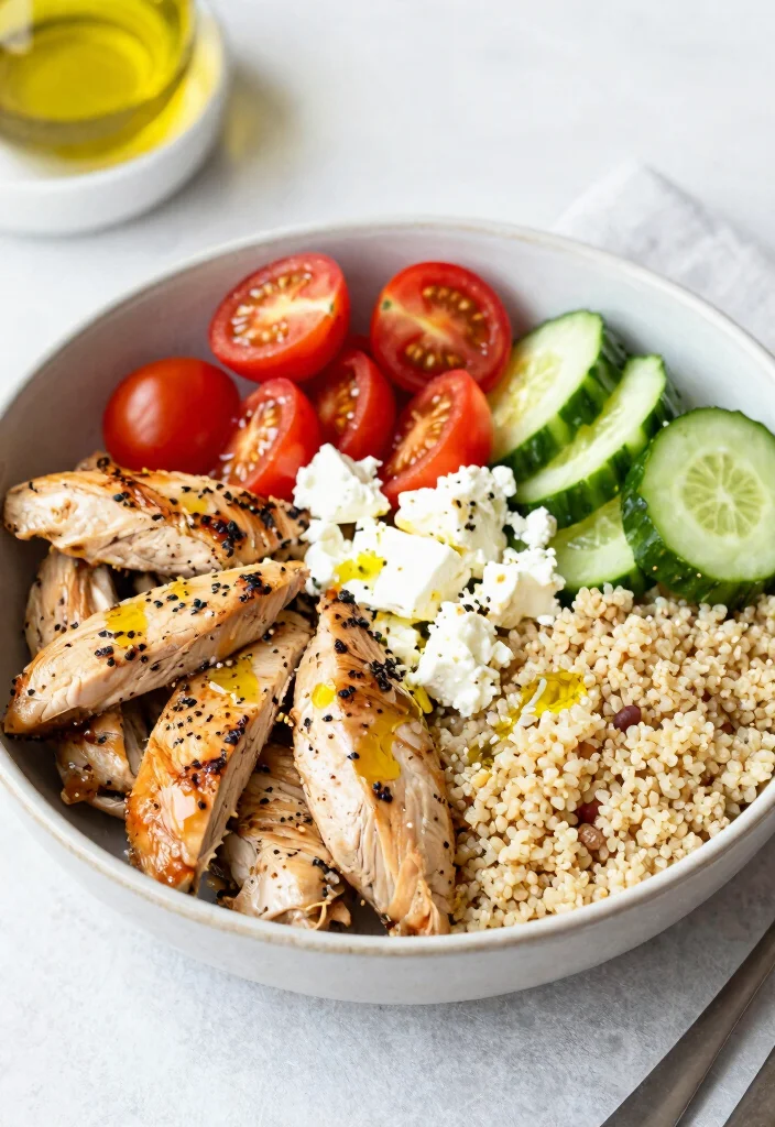 16 Bulk Meals for Family Meal Prep: Cook Once, Eat Twice - 10. Greek Chicken Bowls 1