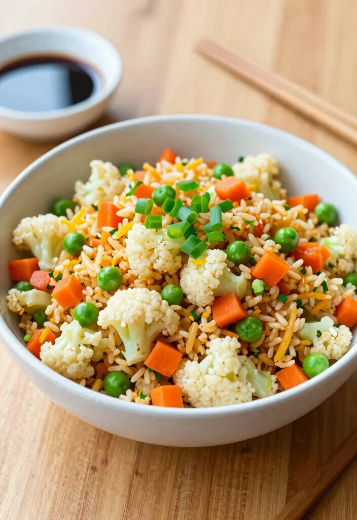 16 Bulk Meals for Family Meal Prep: Cook Once, Eat Twice - 13. Cauliflower Fried Rice 1