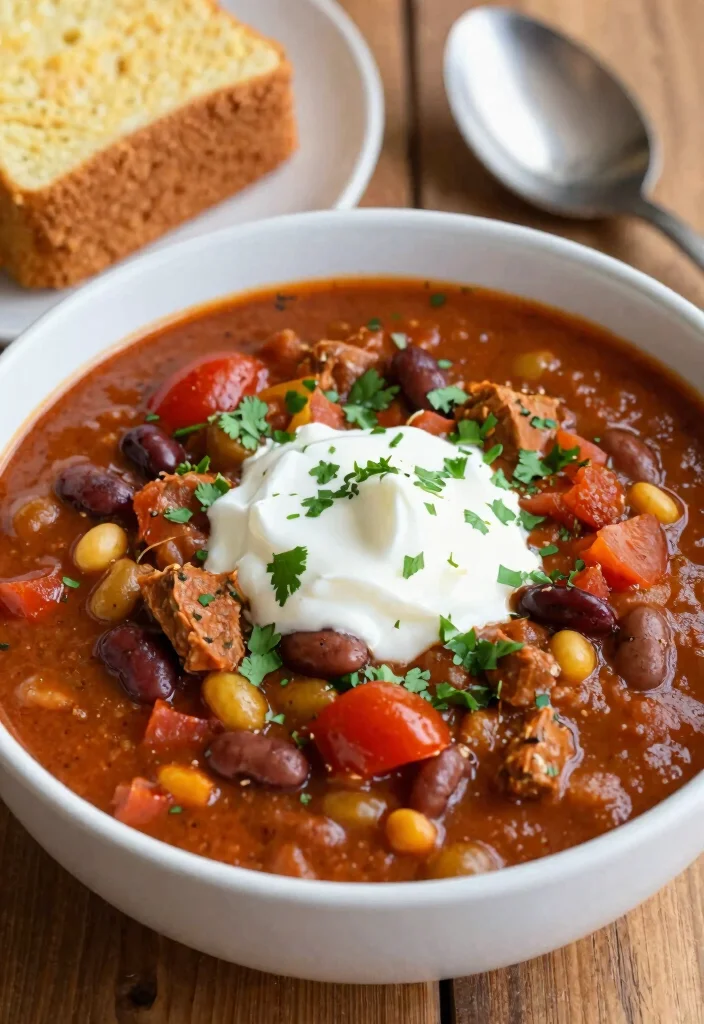 16 Bulk Meals for Family Meal Prep: Cook Once, Eat Twice - 6. Turkey Chili 1