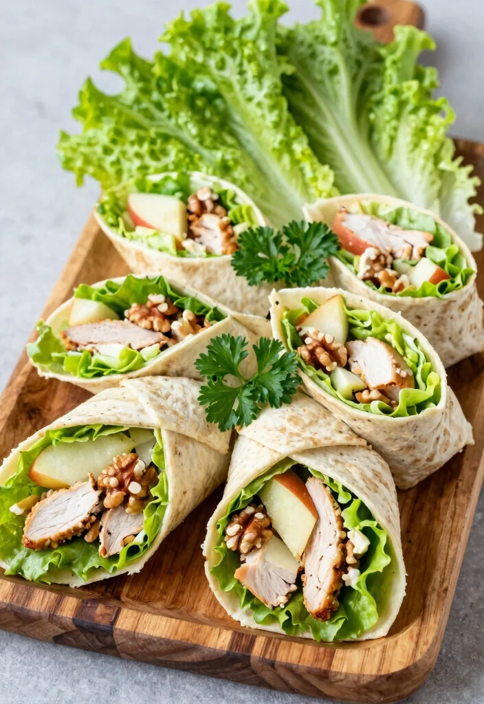 16 Family Picnic Food Ideas That Travel Well (No Mess) - 13. Chicken Salad Lettuce Wraps 1