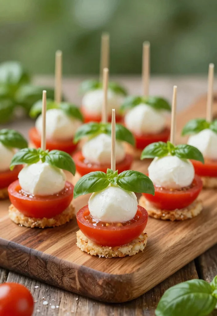16 Family Picnic Food Ideas That Travel Well (No Mess) - 5. Mini Caprese Bites 1