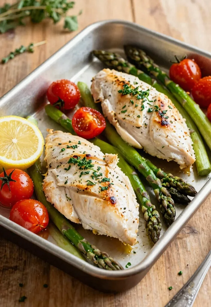 16 Family Sheet Pan Dinners for Easy Cleanup (Less Dishes) - 1. Lemon Herb Chicken and Veggies 1