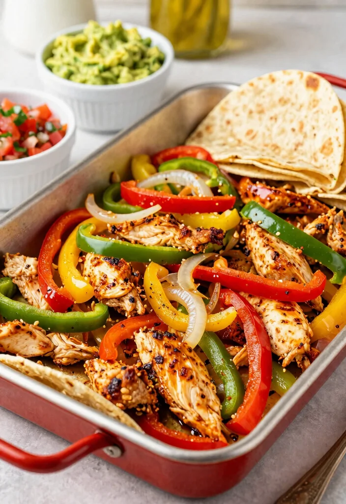 16 Family Sheet Pan Dinners for Easy Cleanup (Less Dishes) - 7. Chicken Fajitas Sheet Pan Dinner 1