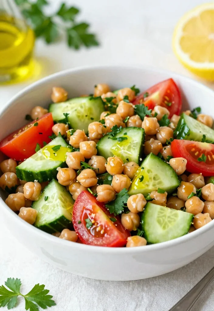 16 Gluten Free Meals for Family (That Don't Taste Gluten-Free) - 10. Mediterranean Chickpea Salad 1