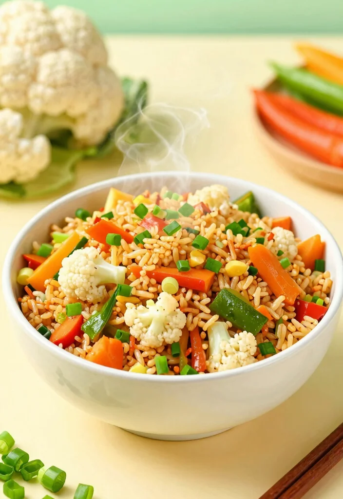 16 Gluten Free Meals for Family (That Don't Taste Gluten-Free) - 11. Cauliflower Fried Rice 1