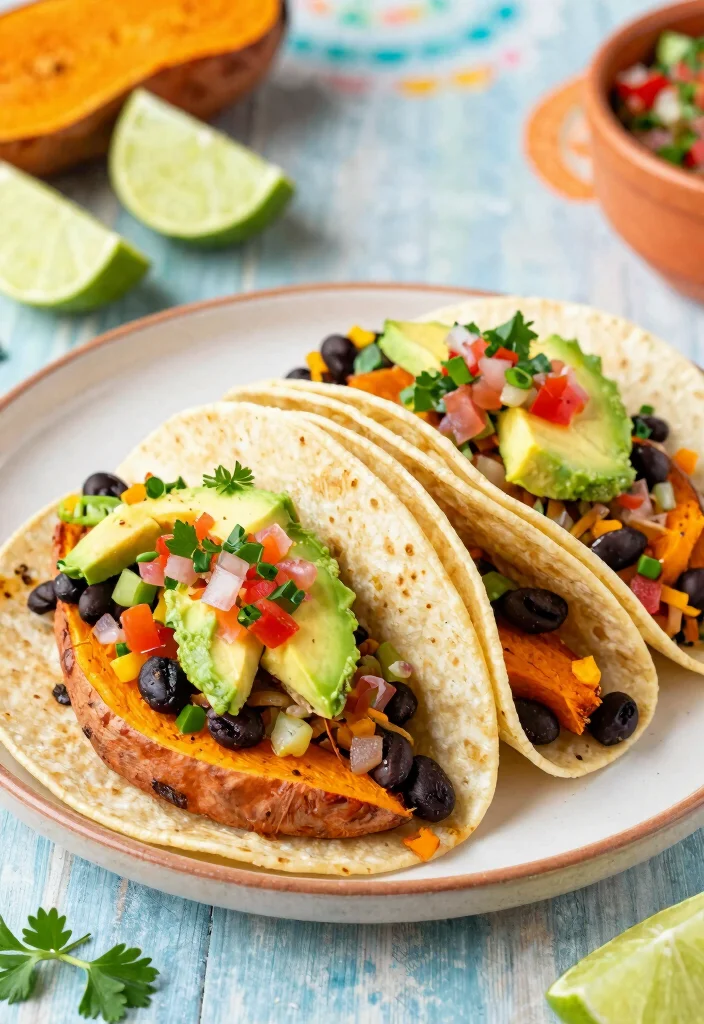 16 Gluten Free Meals for Family (That Don't Taste Gluten-Free) - 5. Sweet Potato & Black Bean Tacos 1