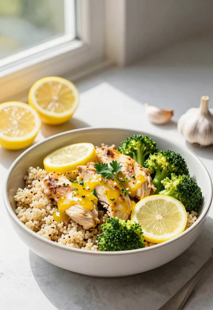 16 Healthy Crockpot Meals for Family: Low Calorie Comfort Food - 5. Lemon Garlic Chicken and Broccoli 1