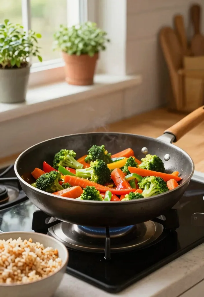 16 Healthy Family Meals on a Budget (Nutritious & Cheap) - 1. Vegetable Stir-Fry with Brown Rice 1