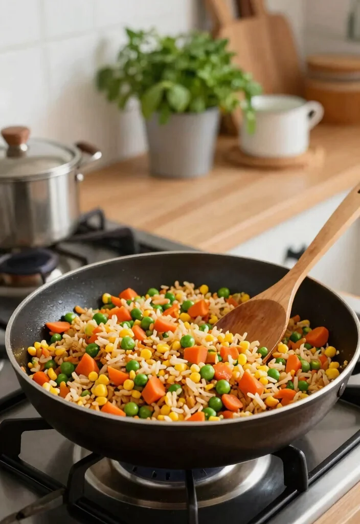 16 Healthy Family Meals on a Budget (Nutritious & Cheap) - 11. Vegetable Fried Rice 1