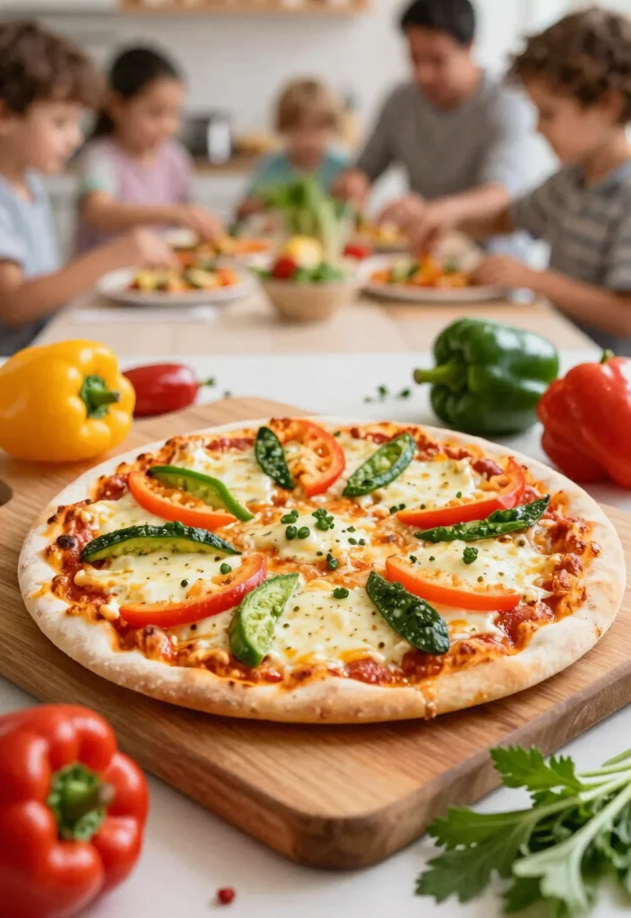 16 Healthy Family Meals on a Budget (Nutritious & Cheap) - 14. Easy Homemade Pizza with Veggies 1