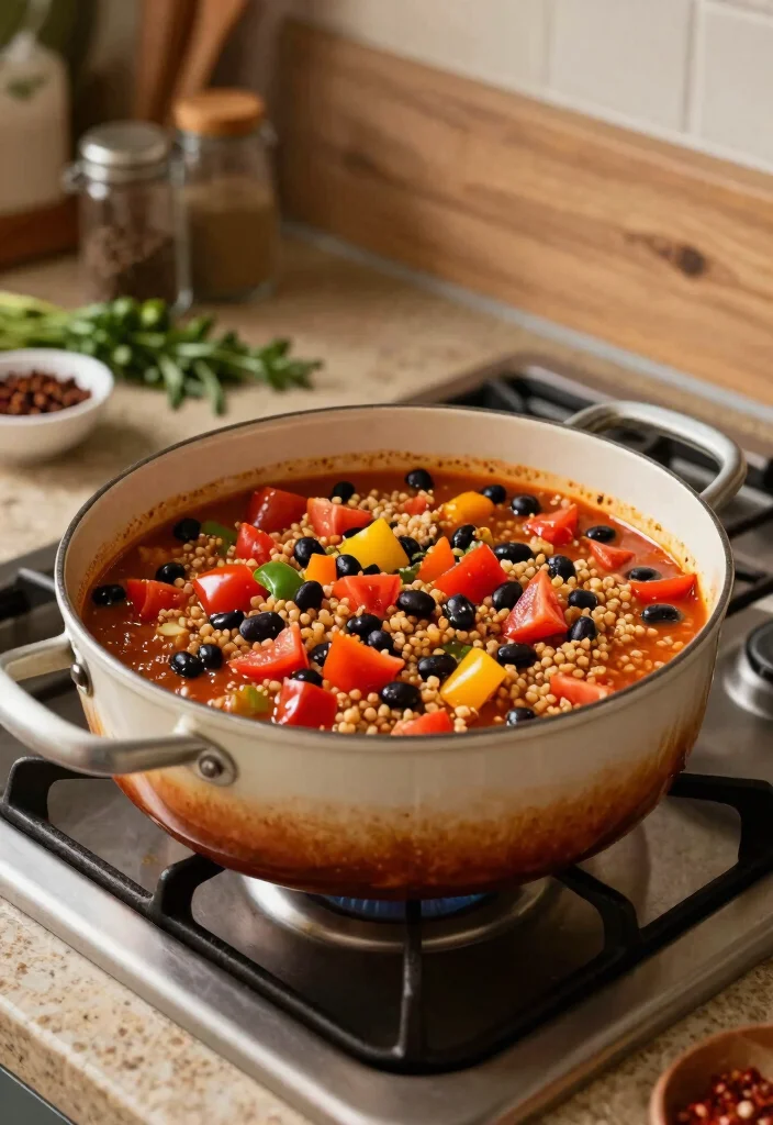 16 Healthy Family Meals on a Budget (Nutritious & Cheap) - 2. One-Pot Quinoa Chili 1