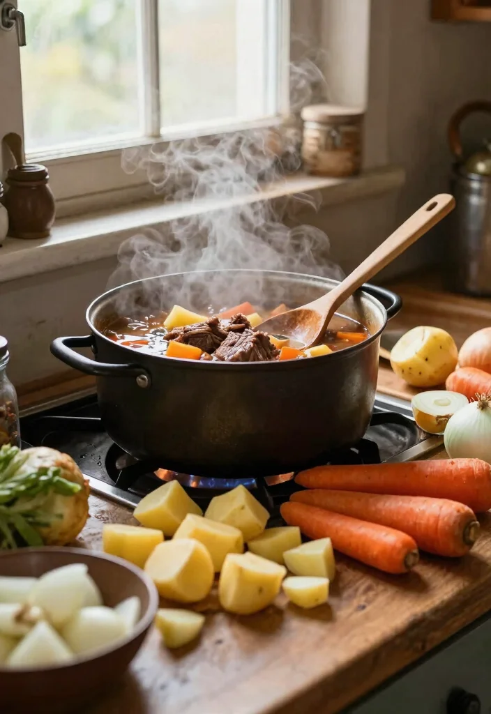 16 Large Family Meals Cooking for a Crowd Made Simple - 1. Hearty Beef and Vegetable Stew 1