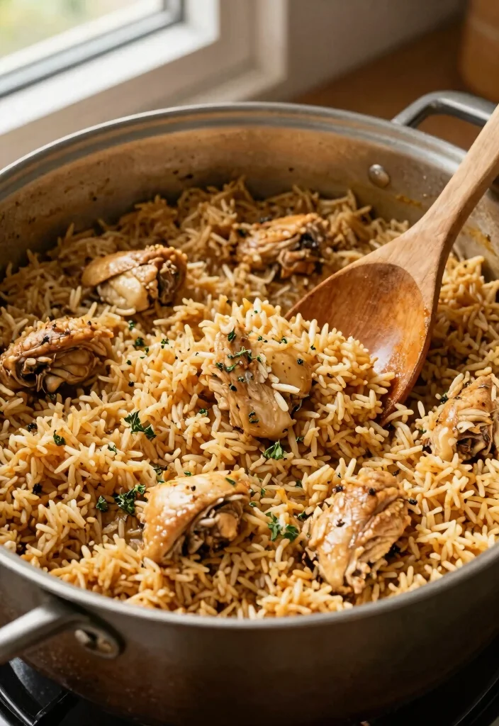 16 Large Family Meals Cooking for a Crowd Made Simple - 3. One-Pot Chicken and Rice 1