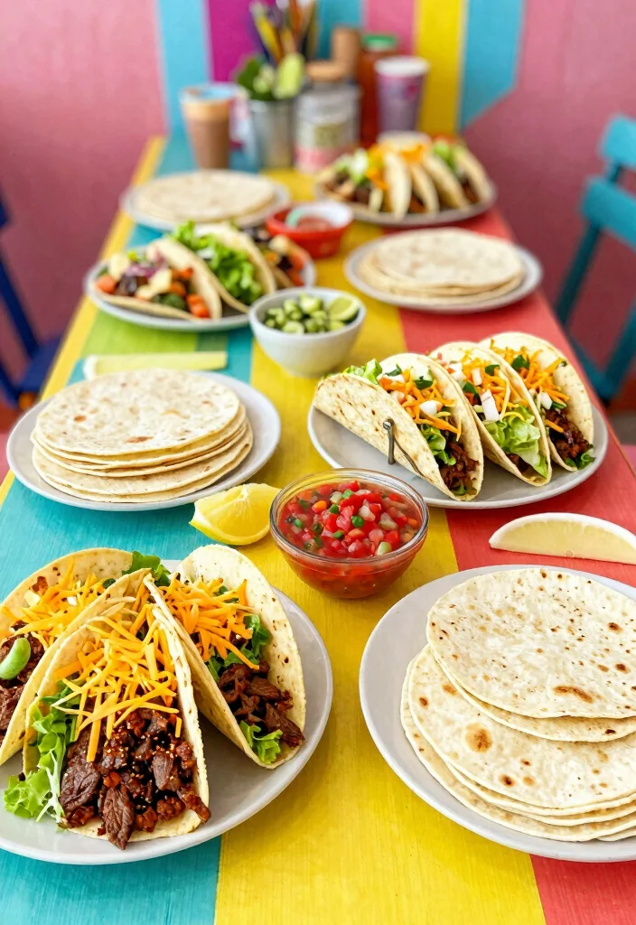16 Large Family Meals Cooking for a Crowd Made Simple - 6. Taco Bar Fiesta 1