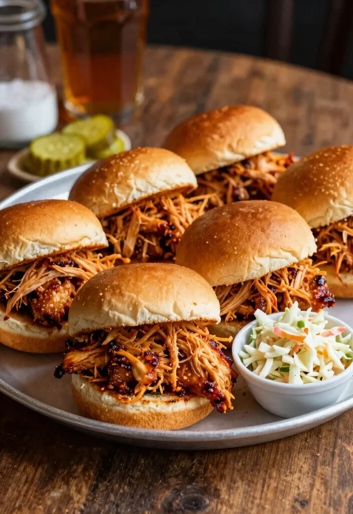 16 Large Family Meals Cooking for a Crowd Made Simple - 8. BBQ Chicken Sliders 1