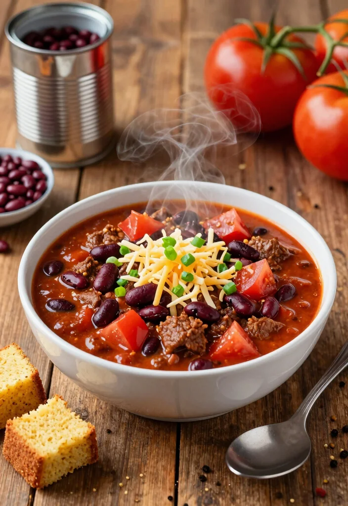 17 Cheap Big Family Meals (Feed Everyone for Under $10) - 1. Hearty Chili Con Carne 1