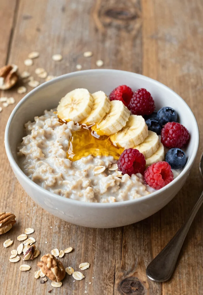 17 Cheap Big Family Meals (Feed Everyone for Under $10) - 17. Oatmeal with Fruit 1
