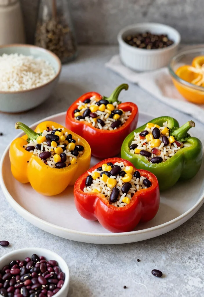 17 Cheap Big Family Meals (Feed Everyone for Under $10) - 7. Stuffed Peppers 1