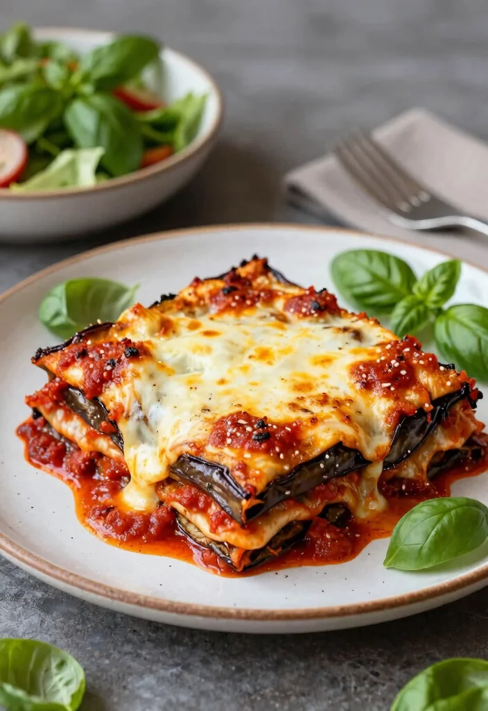 17 Cheap Healthy Meals for a Week Family of 4 - 10. Baked Eggplant Parmesan 1