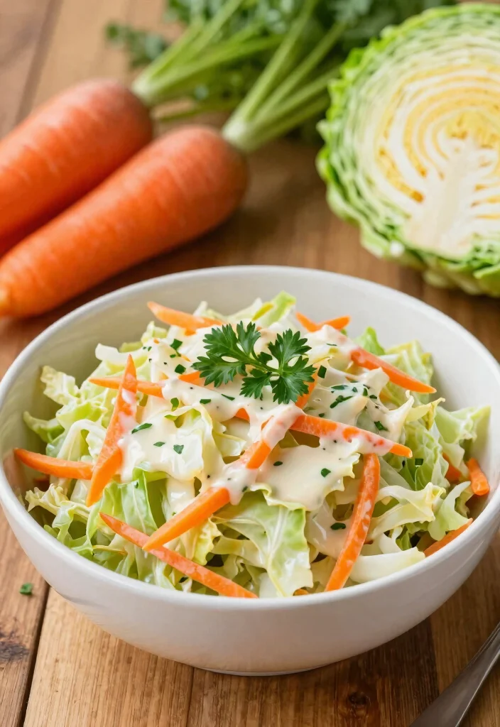 17 Cheap Healthy Meals for a Week Family of 4 - 11. Cabbage and Carrot Slaw 1