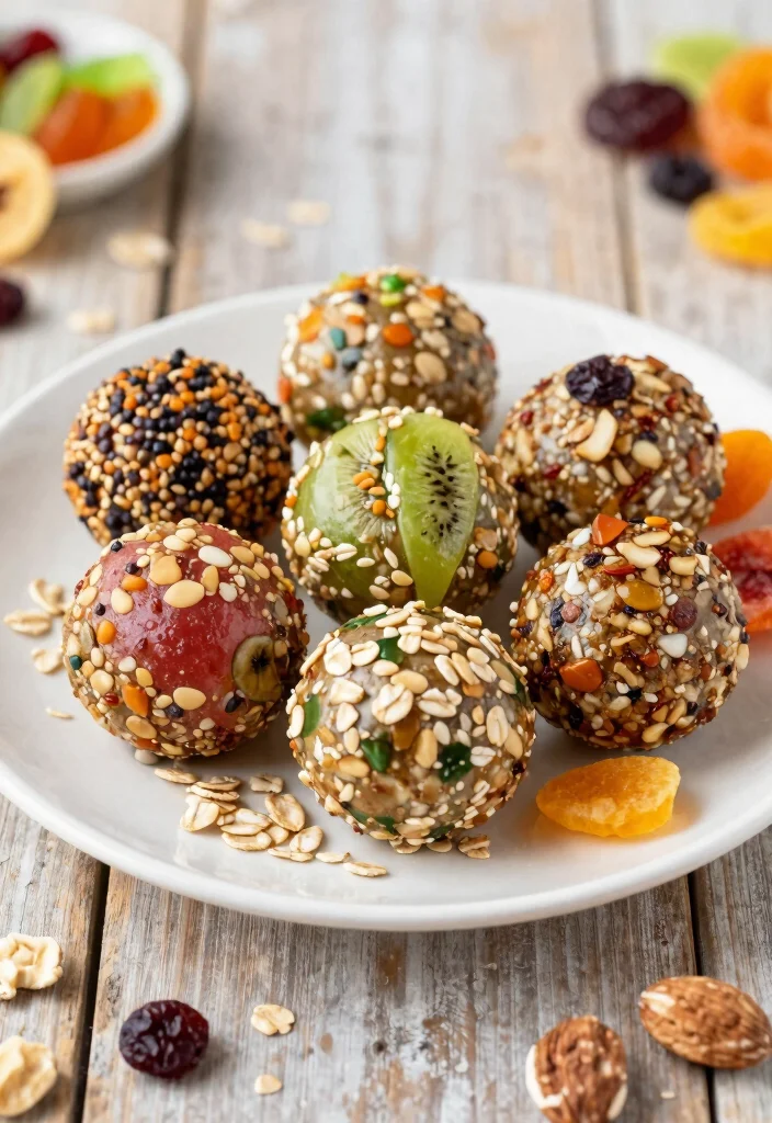 17 Cheap Healthy Meals for a Week Family of 4 - 17. Fruit and Nut Energy Balls 1