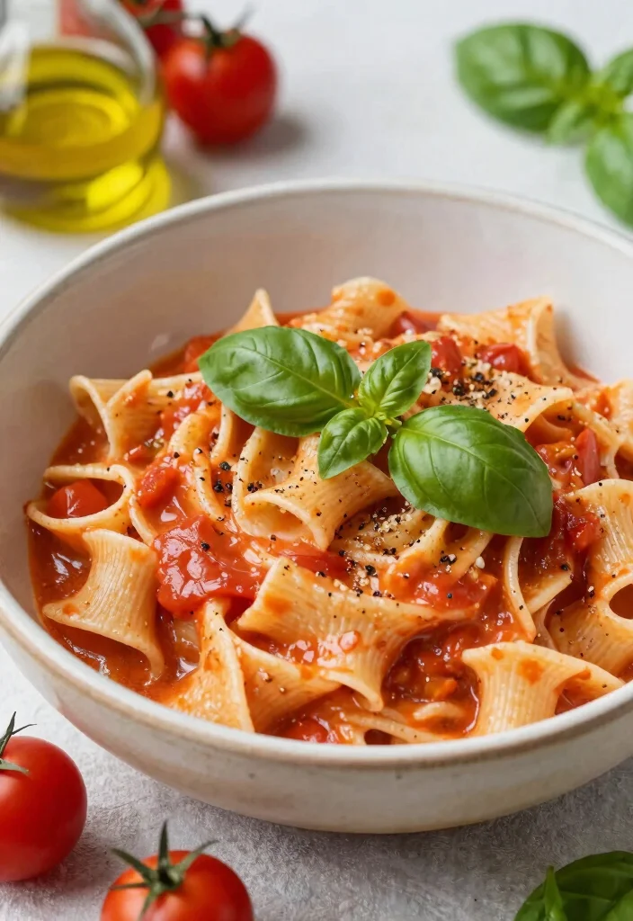 17 Cheap Healthy Meals for a Week Family of 4 - 8. Creamy Tomato Basil Pasta 1