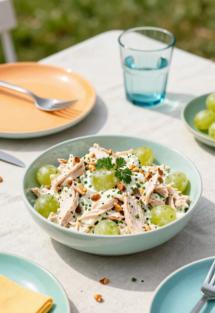 17 Family Get Together Food Ideas Everyone Will Love - 11. Creamy Chicken Salad 1