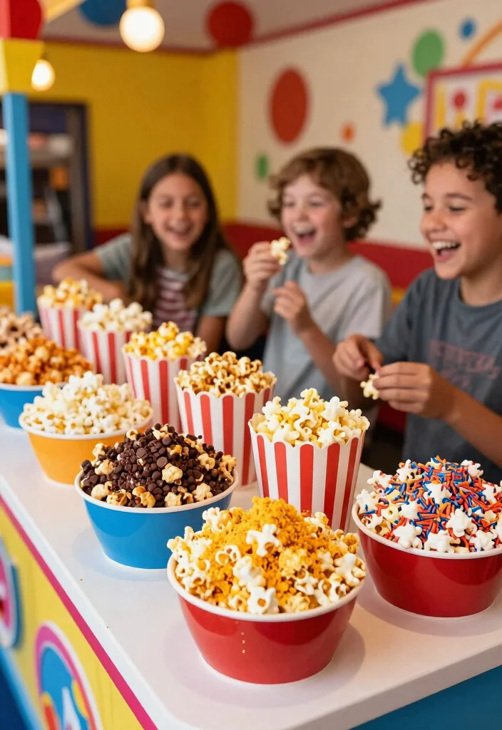 17 Family Get Together Food Ideas Everyone Will Love - 15. DIY Popcorn Bar 1
