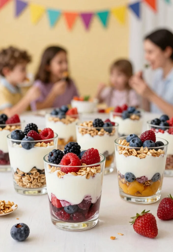 17 Family Get Together Food Ideas Everyone Will Love - 16. Berry Yogurt Parfaits 1