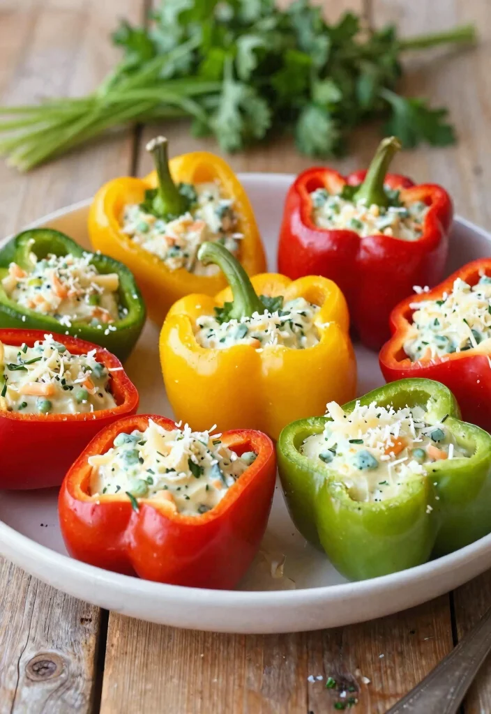 17 Family Get Together Food Ideas Everyone Will Love - 3. Stuffed Mini Peppers 1