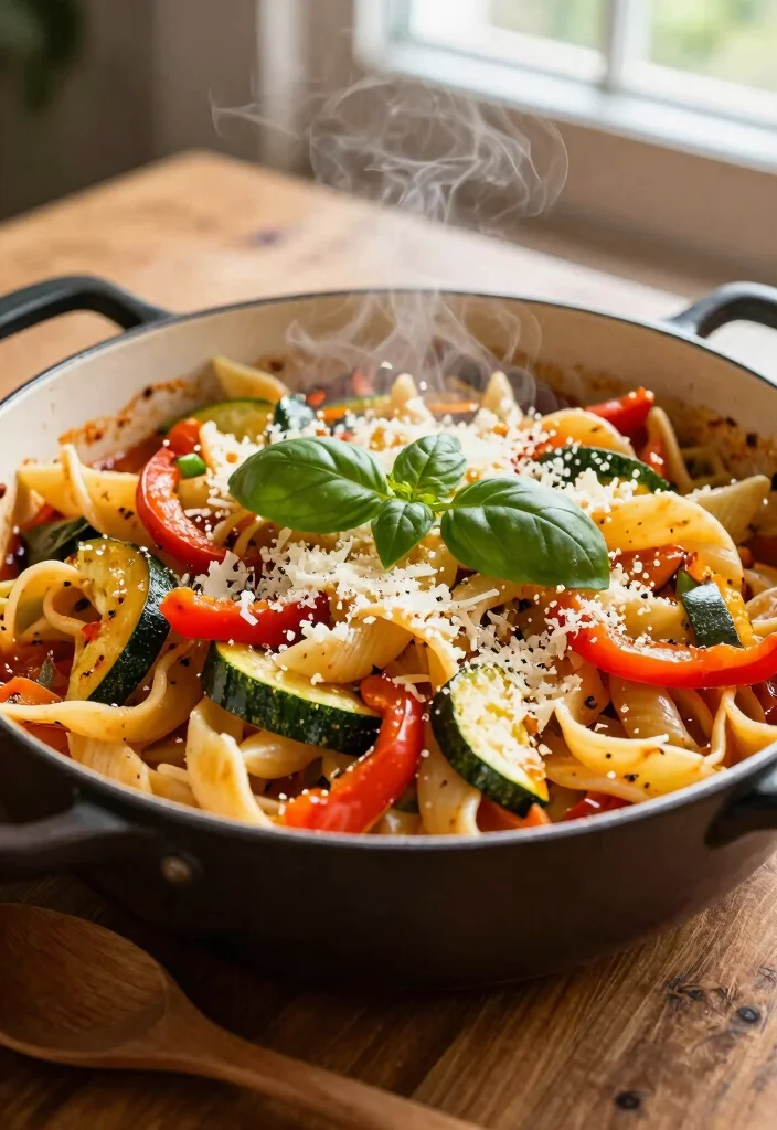 17 Family Meals Under 20 Dollars You Can Make Tonight - 1. One-Pot Vegetable Pasta 1