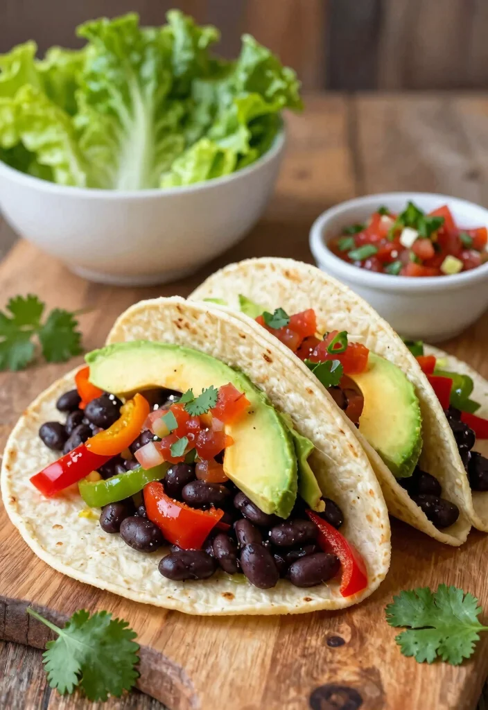 17 Family Meals Under 20 Dollars You Can Make Tonight - 3. Veggie Tacos with Black Beans 1
