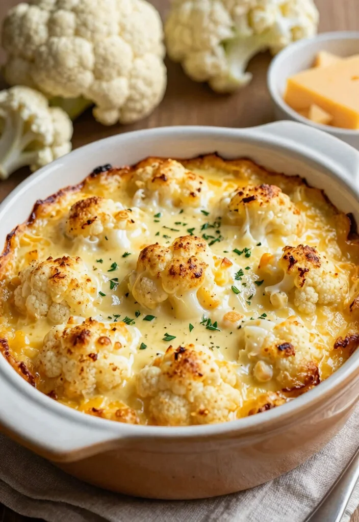17 Family Meals for Picky Eaters (Kid-Approved & Hidden Veggies) - 13. Cauliflower and Cheese Bake 1