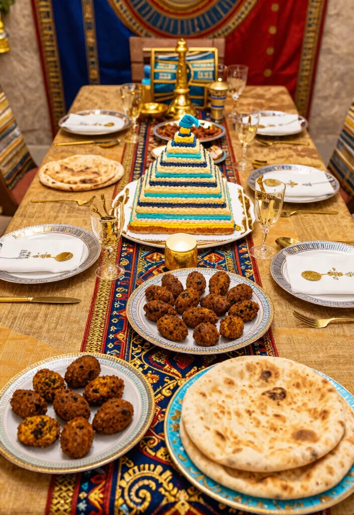 17 Fun Birthday Dinner Ideas for Family Celebrations at Home - 10. Egyptian Adventure Dinner 1