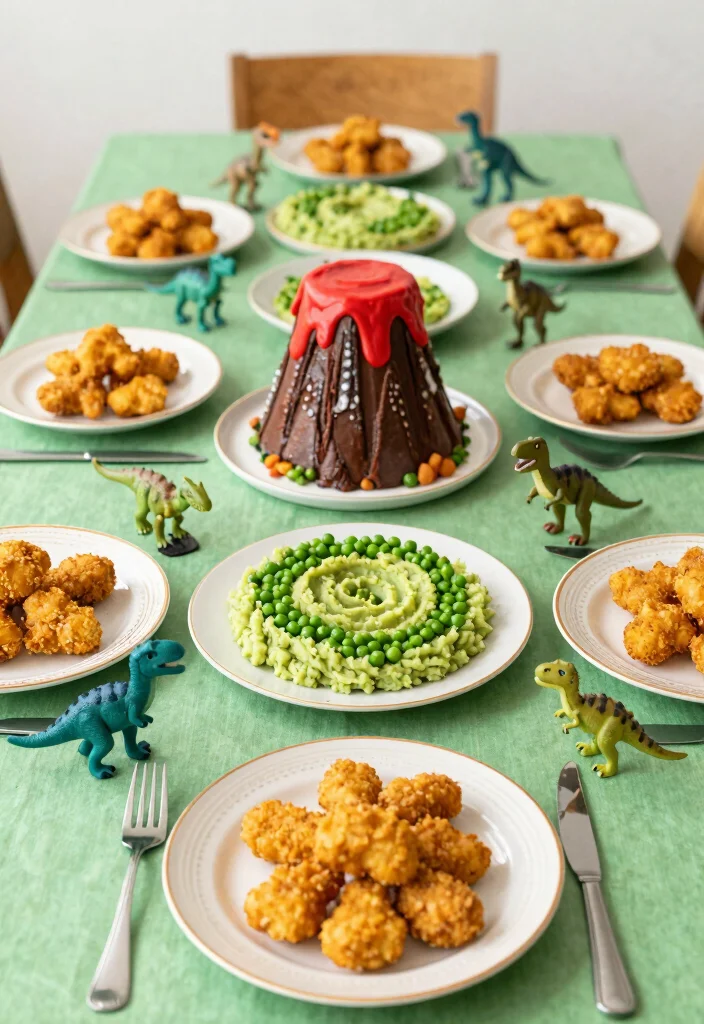 17 Fun Birthday Dinner Ideas for Family Celebrations at Home - 4. Dinosaur Discovery Feast 1