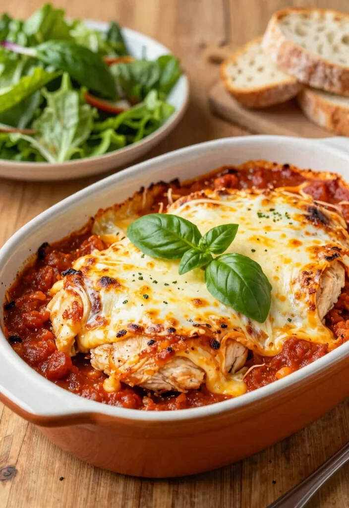 17 Healthy Dinner Recipes for Family Chicken (Quick & Moist) - 10. Baked Chicken Parmesan 1