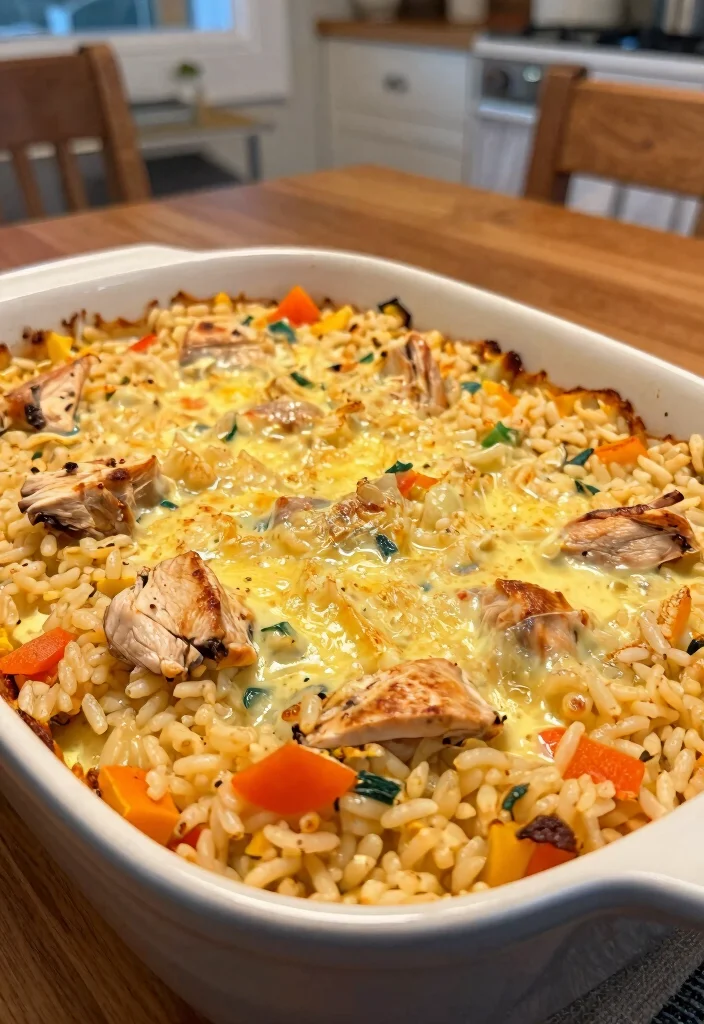 17 Healthy Dinner Recipes for Family Chicken (Quick & Moist) - 16. Chicken and Rice Casserole 1