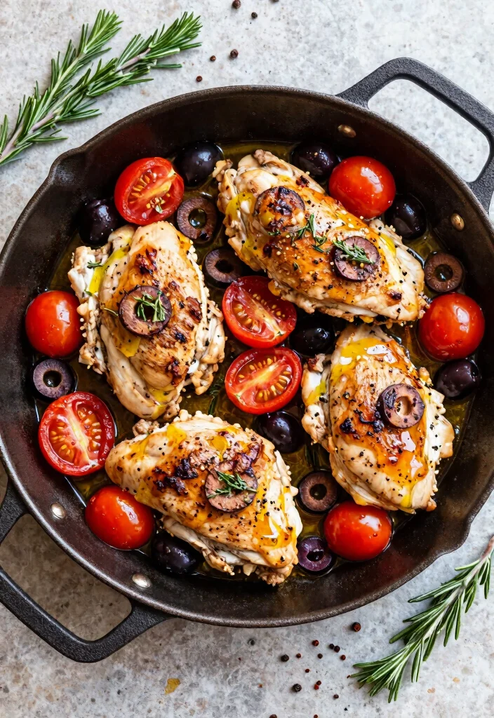 17 Healthy Dinner Recipes for Family Chicken (Quick & Moist) - 4. One-Pan Mediterranean Chicken 1