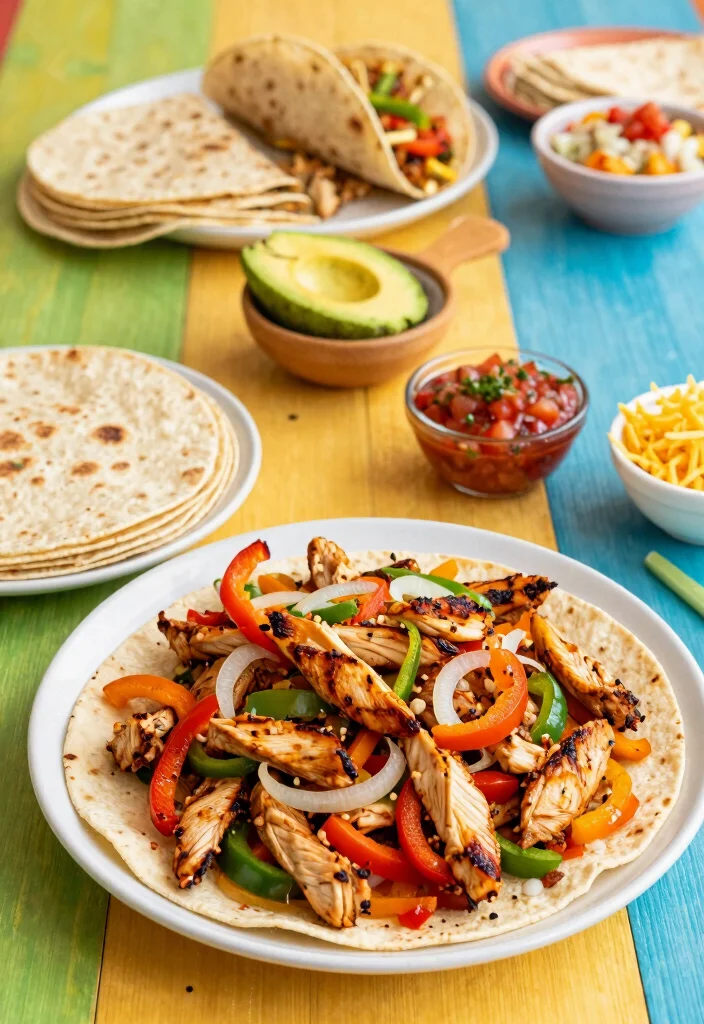 17 Healthy Dinner Recipes for Family Chicken (Quick & Moist) - 9. Chicken Fajitas 1