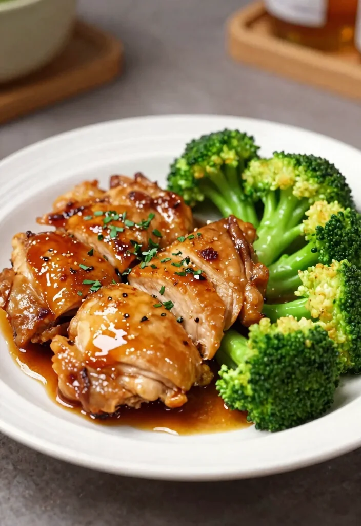 17 Keto Family Meals Crock Pot Dump Dinners - 13. Honey Garlic Chicken 1