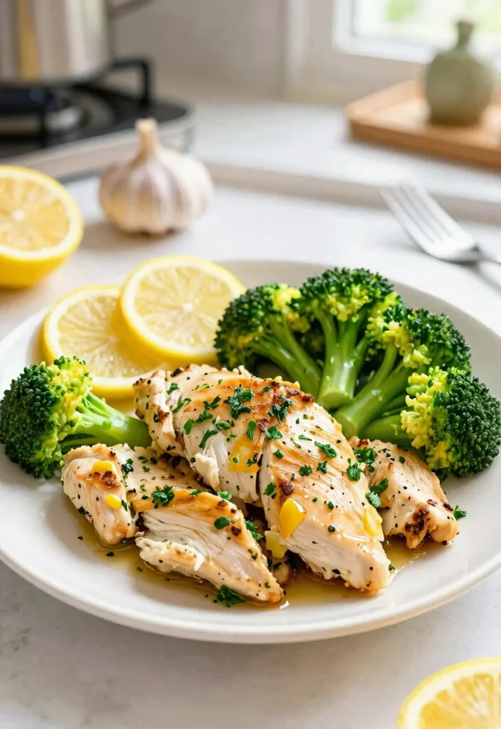 17 Keto Family Meals Crock Pot Dump Dinners - 4. Zesty Lemon Garlic Chicken 1
