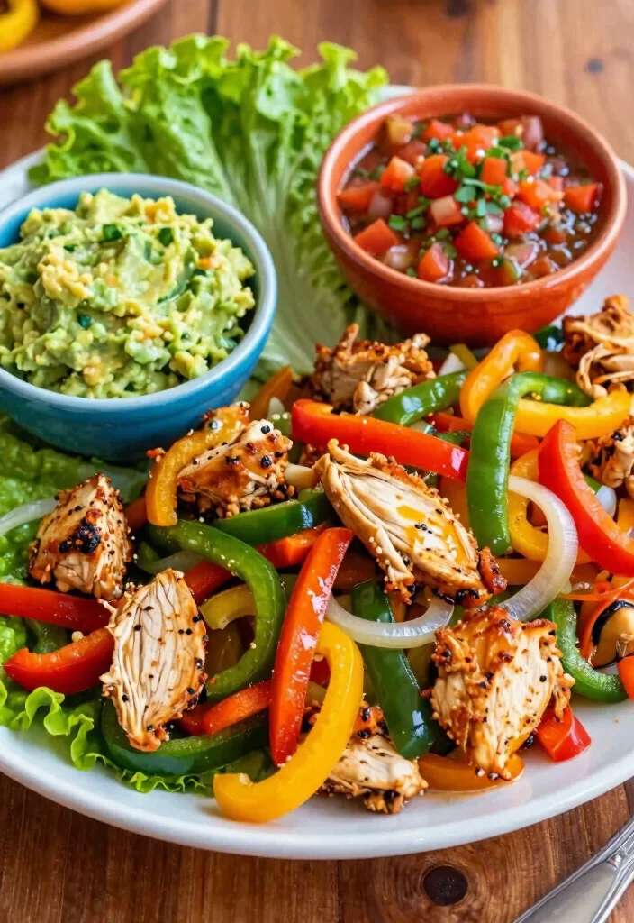 17 Keto Family Meals Crock Pot Dump Dinners - 6. Chicken Fajitas 1