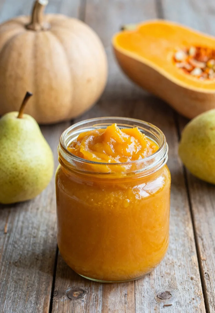 17 New Baby Meals for Family (Freezer Friendly & Giftable) - 12. Butternut Squash and Pear Puree 1