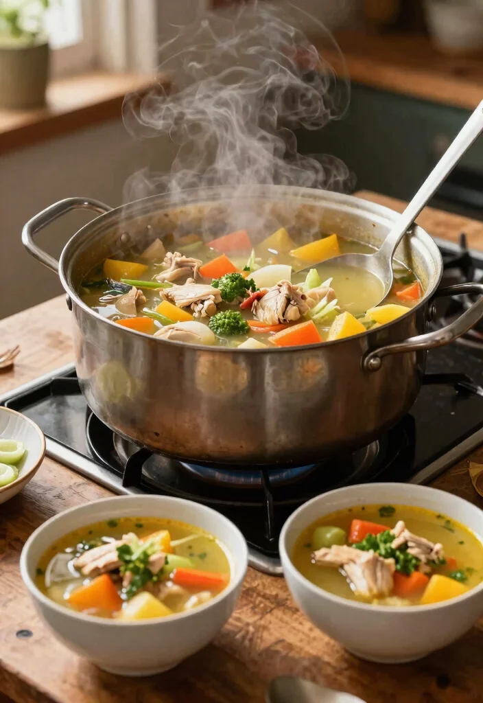 17 New Baby Meals for Family (Freezer Friendly & Giftable) - 17. Vegetable and Chicken Soup 1