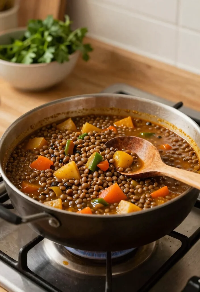 17 New Baby Meals for Family (Freezer Friendly & Giftable) - 4. Lentil and Vegetable Stew 1