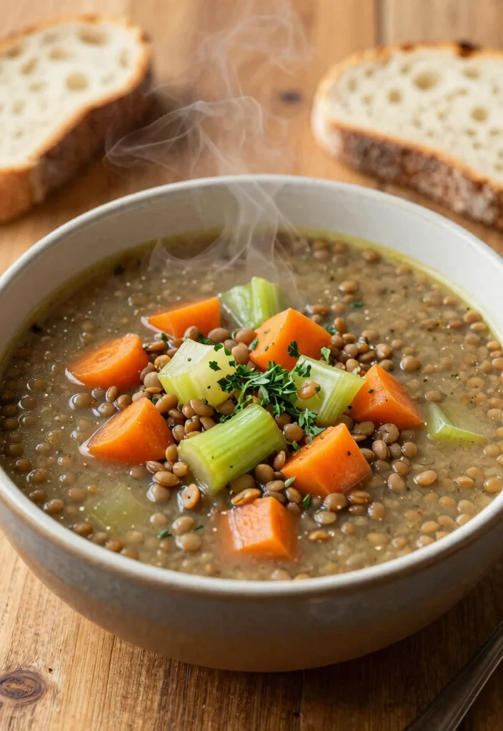 17 Quick Weeknight Meals for Family Healthy & Fast - 13. Cozy Vegetable and Lentil Soup 1