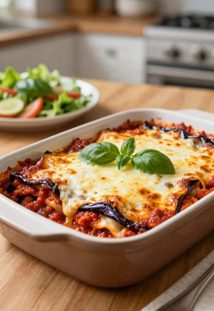 17 Quick Weeknight Meals for Family Healthy & Fast - 14. Eggplant Parmesan Casserole 1