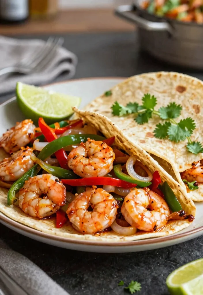 17 Quick Weeknight Meals for Family Healthy & Fast - 5. One-Pan Shrimp Fajitas 1